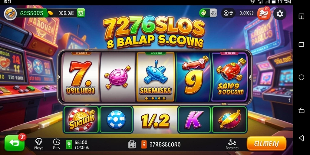 Tangkapan layar gameplay 7276SLOTS yang mendebarkan dan penuh aksi.