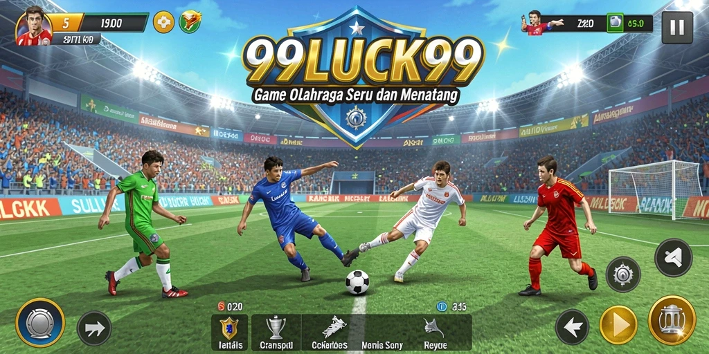 Screenshot menampilkan aksi seru dalam game olahraga 99LUCK99.