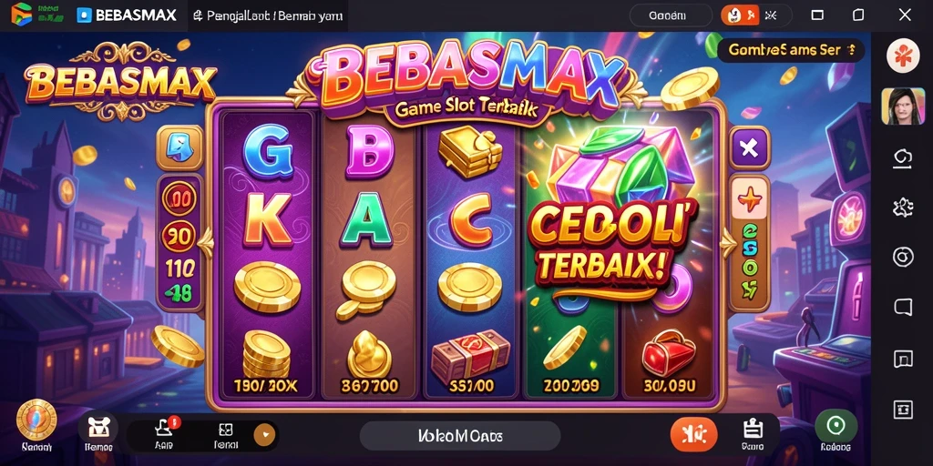Tampilan gameplay BEBASMAX yang menarik dan penuh warna.