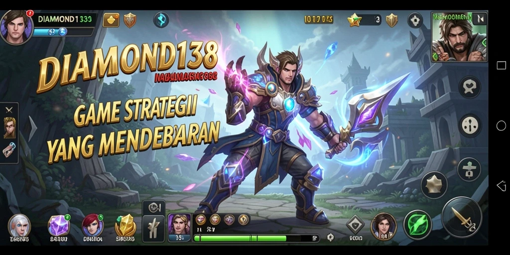 Tangkapan layar gameplay <strong>DIAMOND138</strong> yang menunjukkan strategi pertempuran.