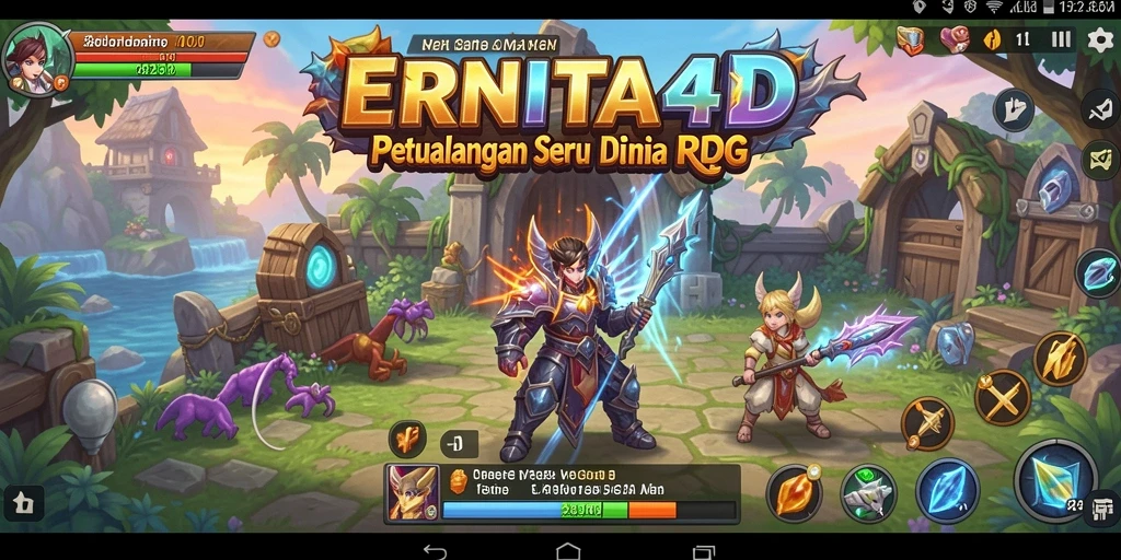 Tampilan gameplay seru dan grafis menawan dari ERNITA4D.