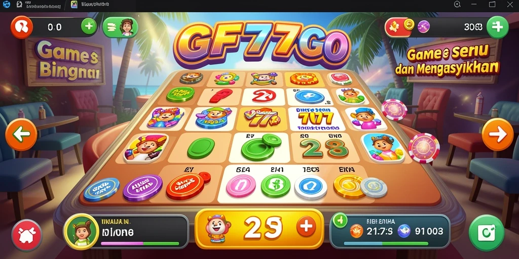Screenshot gameplay Bingo GF777 yang menarik dan interaktif.