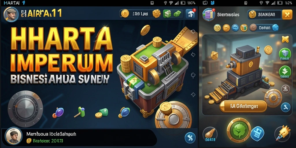 Tampilan gameplay HARTA11 yang menampilkan manajemen bisnis yang seru.