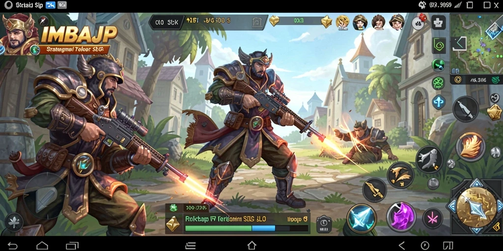 Tampilan gameplay menawan dari IMBAJP dengan strategi yang mendebarkan.