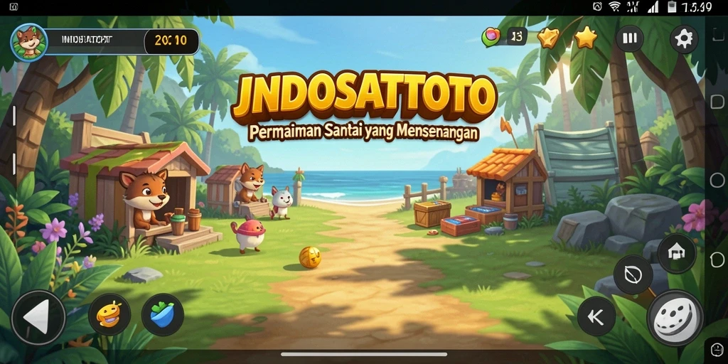 Screenshot gameplay INDOSATTOTO yang menampilkan keseruan bermain.