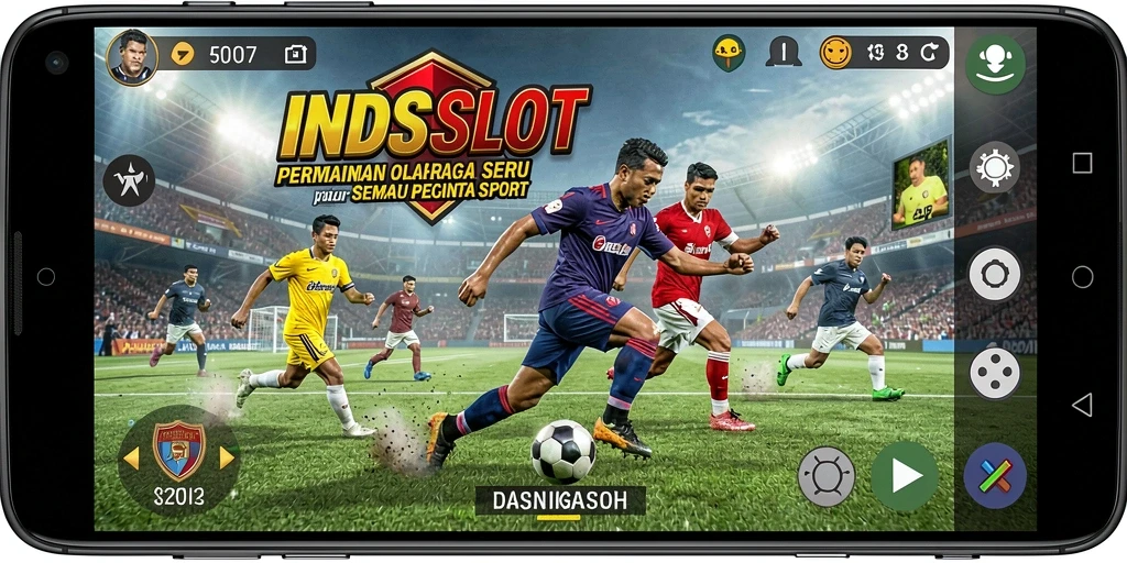 Tangkapan layar gameplay INDSLOT yang menampilkan aksi olahraga seru.
