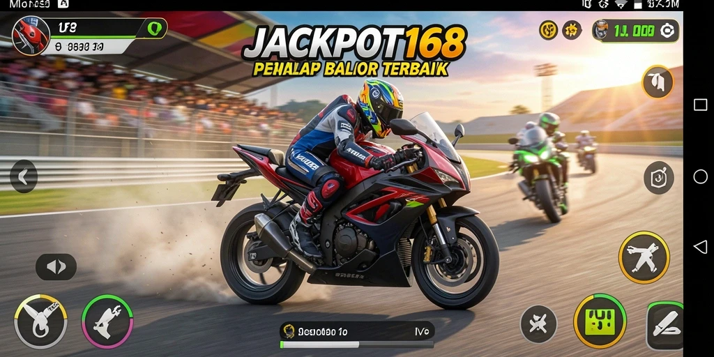 Tampilan gameplay seru di JACKPOT168 dengan kecepatan tinggi.
