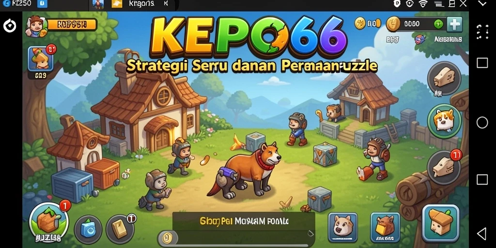 Screenshot KEPO66 menunjukkan gameplay Puzzle yang menarik dan menantang.