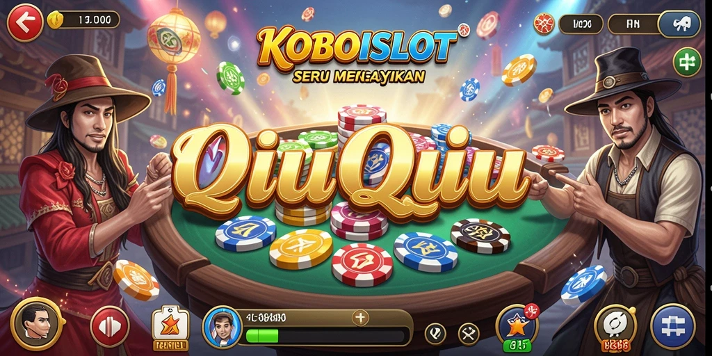 Tampilan gameplay QiuQiu yang seru dan interaktif di KOBOISLOT.