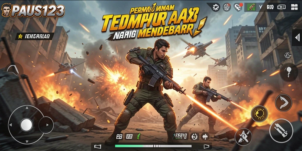 Tampilan gameplay seru dan grafis memukau di PAUS123.