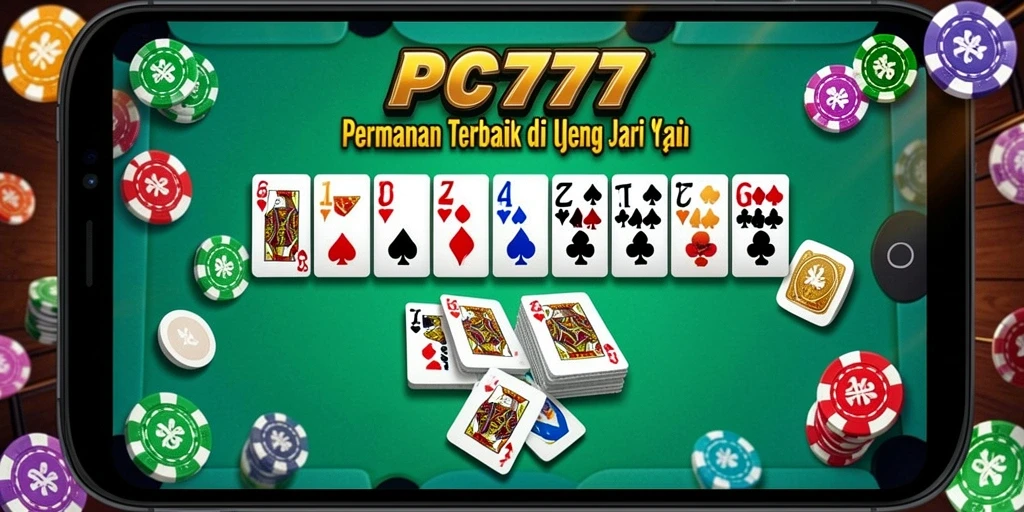 Tampilan gameplay seru dalam permainan Domino PC777.