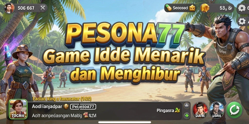 Tampilan gameplay PESONA77 yang menarik dan interaktif.