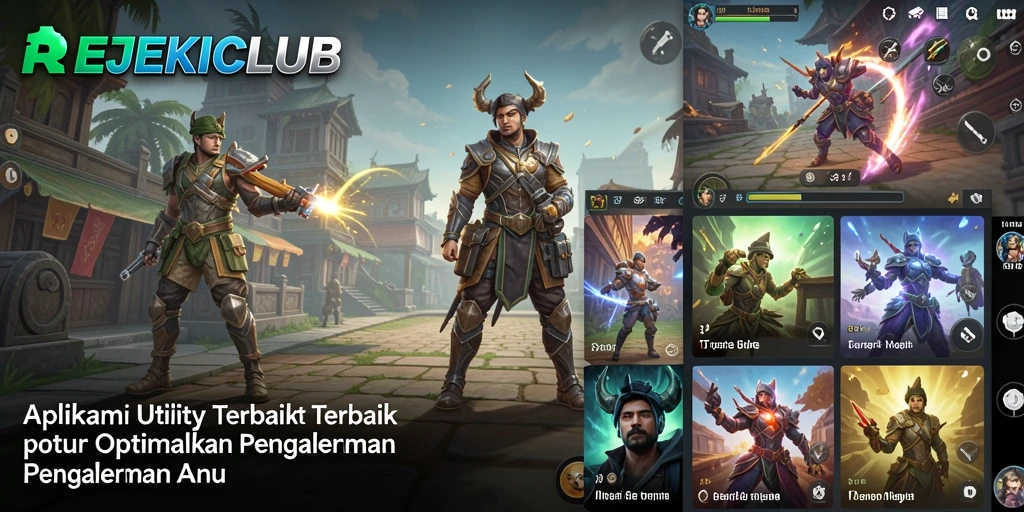 Tampilan antarmuka <strong>REJEKICLUB</strong> yang sederhana dan modern.