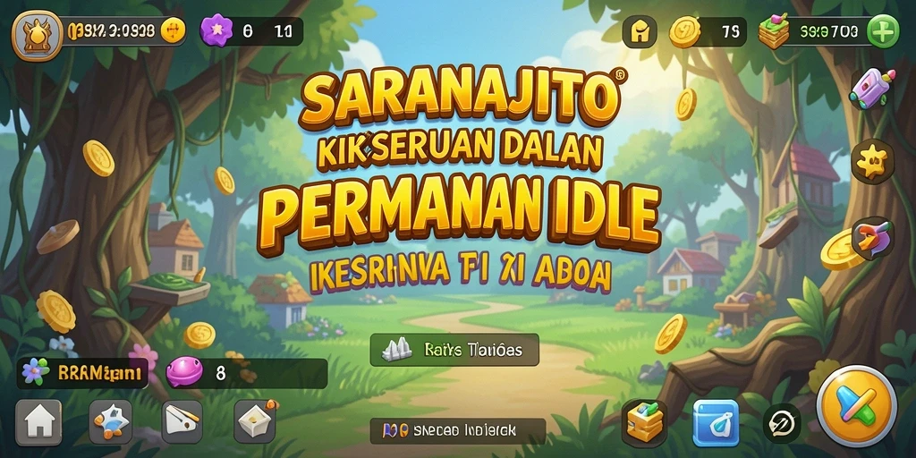 Tangkapan layar SARANAJITU menunjukkan gameplay intuitif dan menarik.