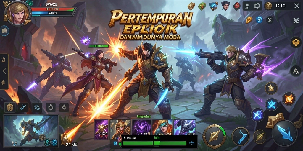 Screenshot gameplay SPN88 dengan aksi seru dan strategi tim yang mendebarkan.
