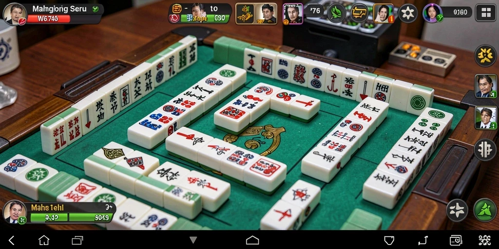 Skrinsut gameplay <strong>W67</strong> menampilkan papan Mahjong yang menarik dan penuh warna.